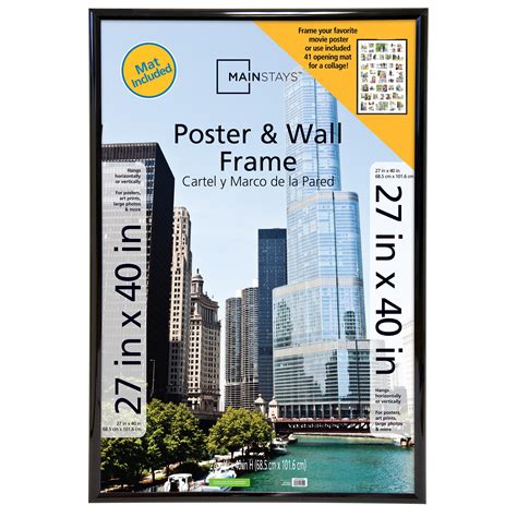 poster frames mainstays|inexpensive poster frames 27x40.